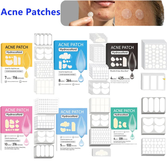 Large Hydrocolloid Pimple Patches Bulk – 9 Styles Face & Body Hydrocolloid Pimple Patches Oasis Select