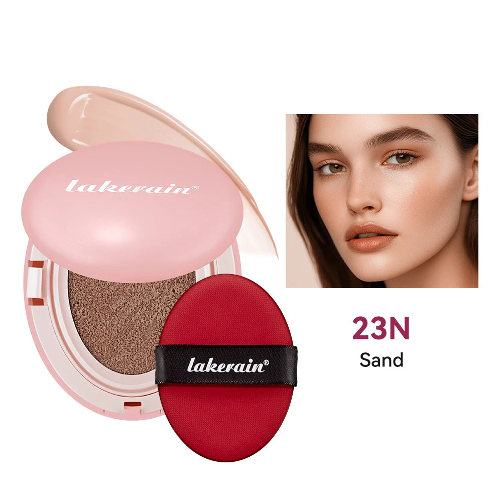 Lakerain Super Fit Cushion Foundation – Waterproof & Brightening Cushion Foundation Peaceful Pleasures Health and Wellness 23N