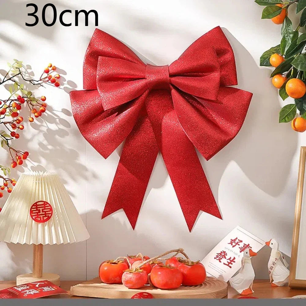 Giant Christmas Bow DIY Kit – 30/50/75cm Holiday Decor