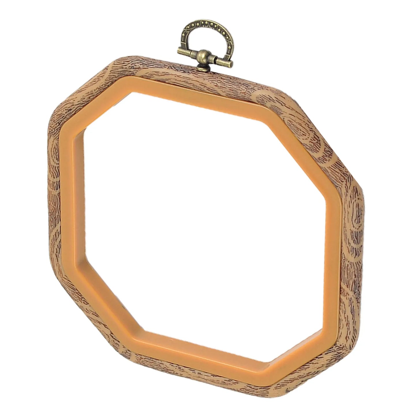 Premium Octagon Embroidery Frame Heavy Duty Anti Skid Surface Perfect for Cross Stitch Embroidery Craft Decoration Beginners Peaceful Pleasures Health and Wellness