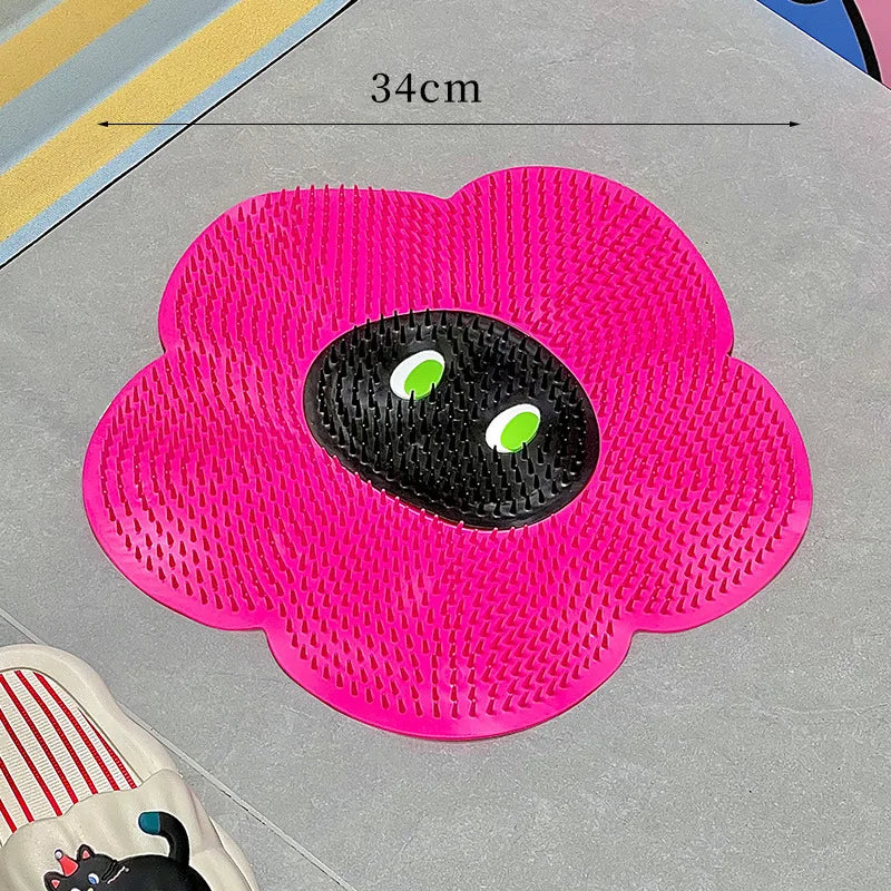 Silicone Foot Scrubber Mat | Non-Slip Shower Massage Pad