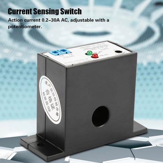 AC Current Sensing Switch SZC23‑No AL‑CH Normally Open Current Sensing Switch Adjustable AC 0.2‑30A SZC23‑No AL‑CH Peaceful Pleasures Health and Wellness