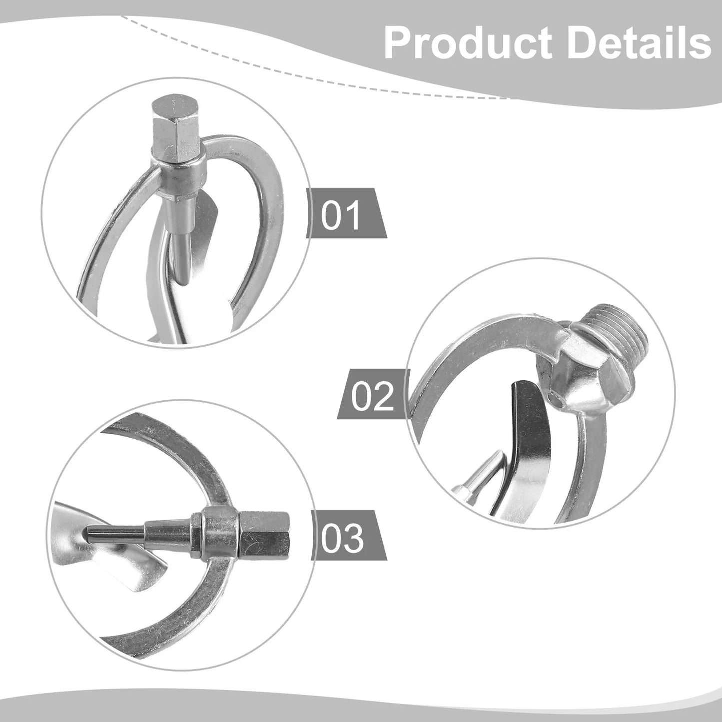 LEENKEA 1/2" Butterfly Head 360° Rotary Garden Sprinkler