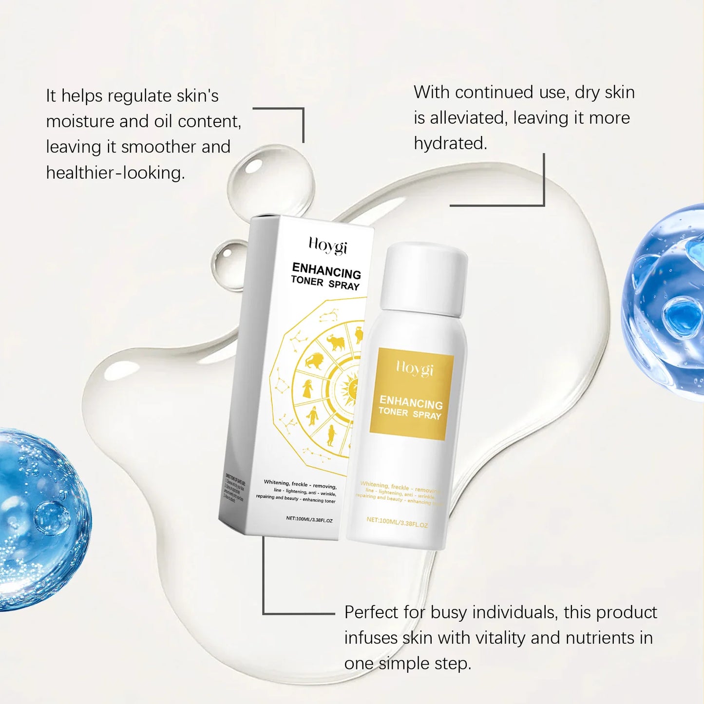 Hoygi Hyaluronic Acid Face Mist Toner – Hydrate & Firm Skin