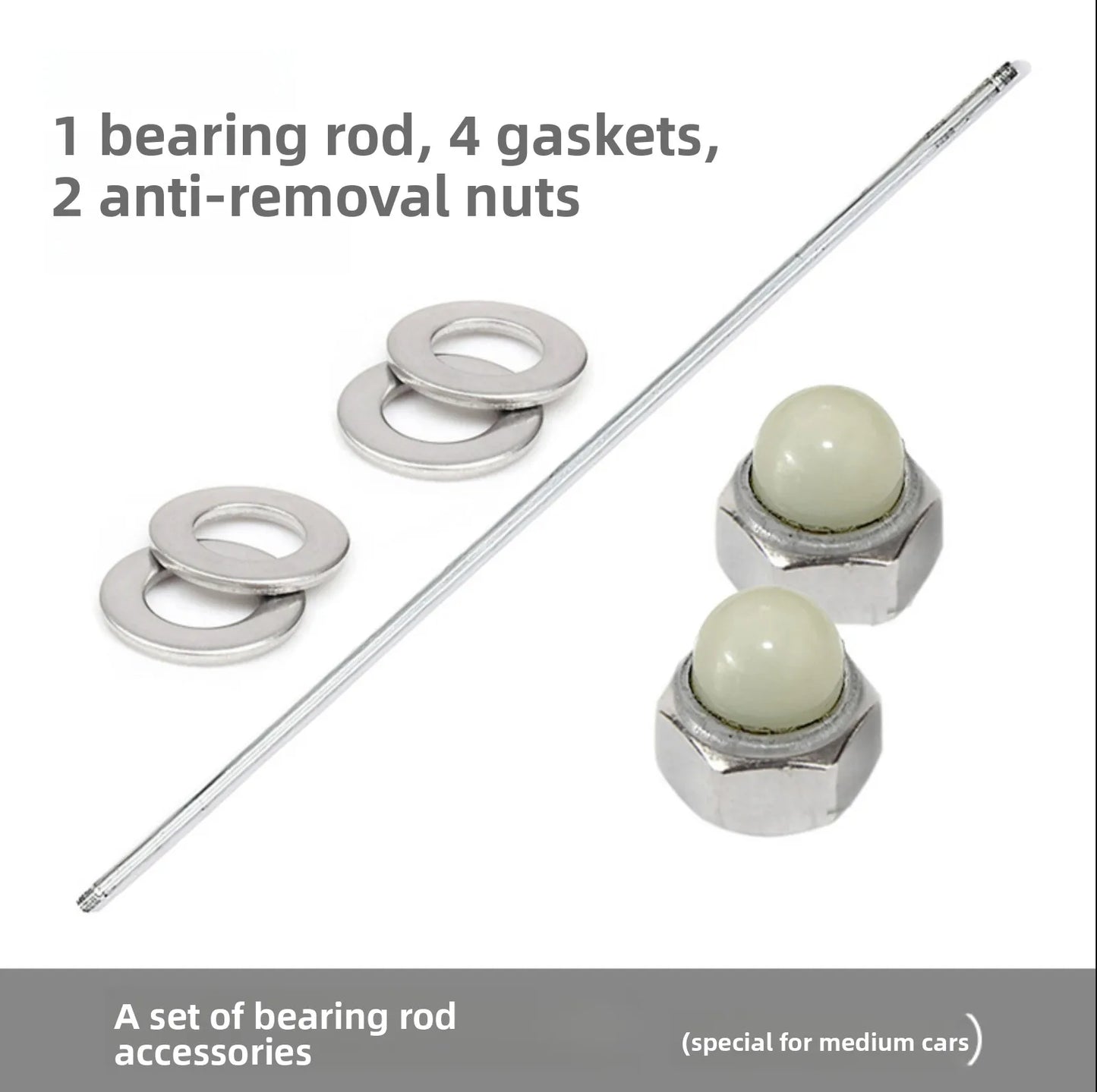 2" Mute Office Chair Caster Wheels – Heavy-Duty Rubber Swivel