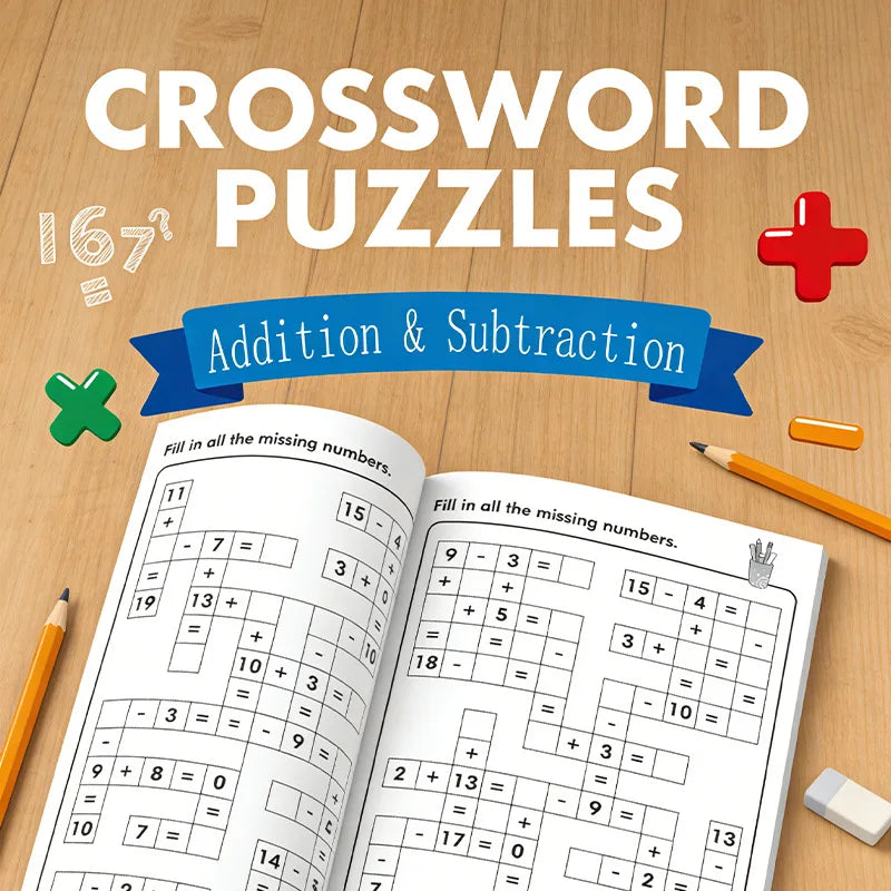 Children's Mental Math Number Fill-in Fun Addition Subtraction