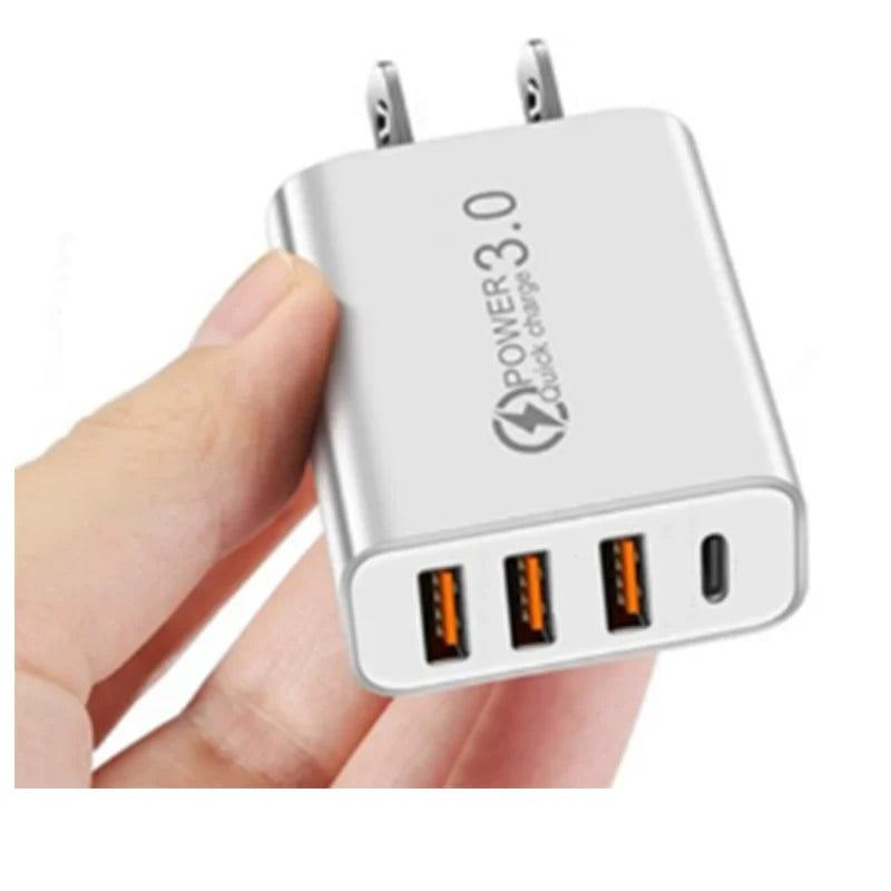 20W USB-C PD Fast Wall Charger – iPhone & Samsung Compatible