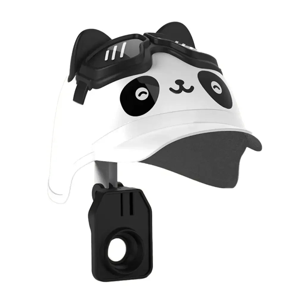 Cartoon Helmet Motorcycle Phone Holder | Waterproof Sunshade Mount