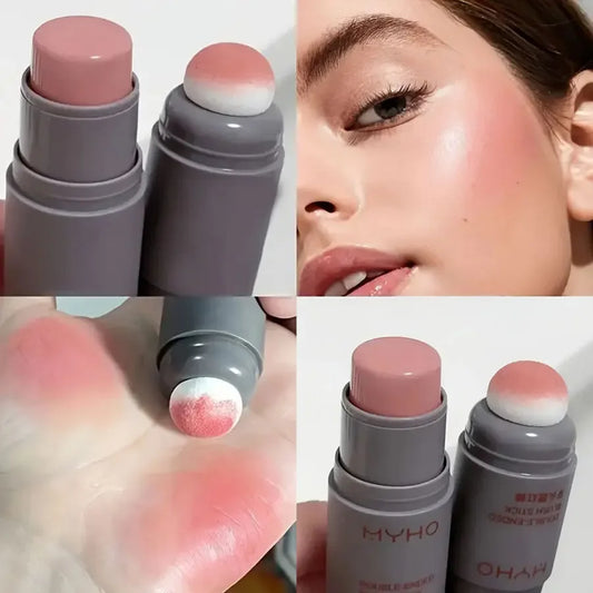 Double-Ended Creamy Blush Stick – Matte, Long-Lasting | Lakerain Cream Blush Stick Oasis Select Color-01