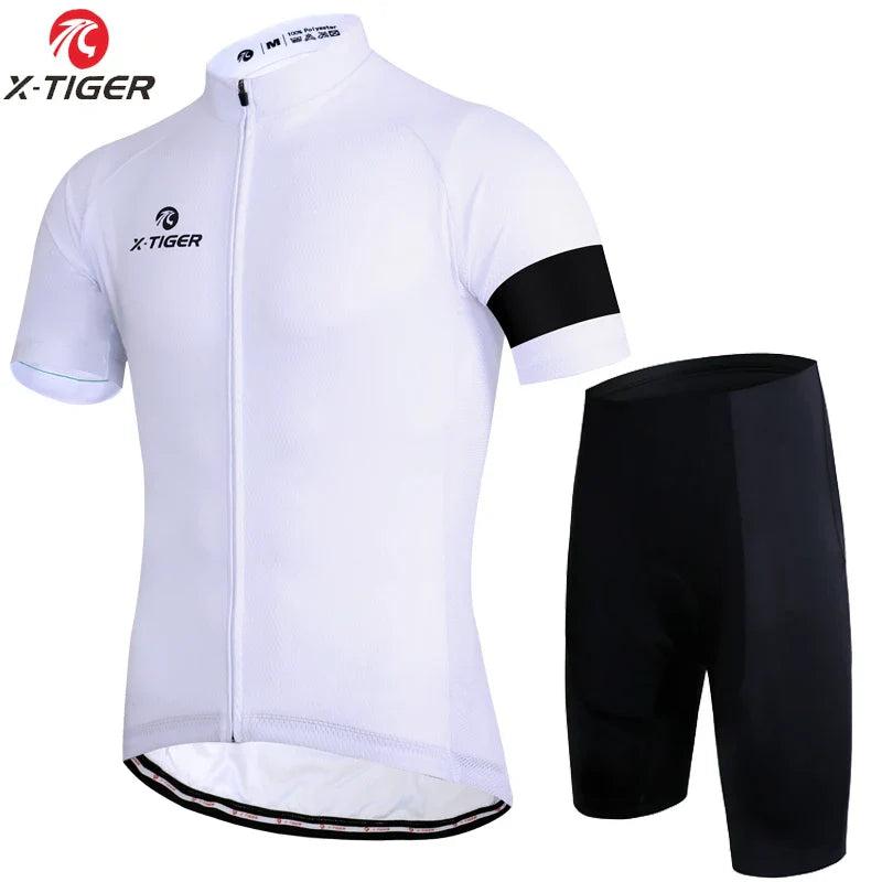 X-TIGER Men's MTB Cycling Jersey | Breathable Quick-Dry Bike Shirt