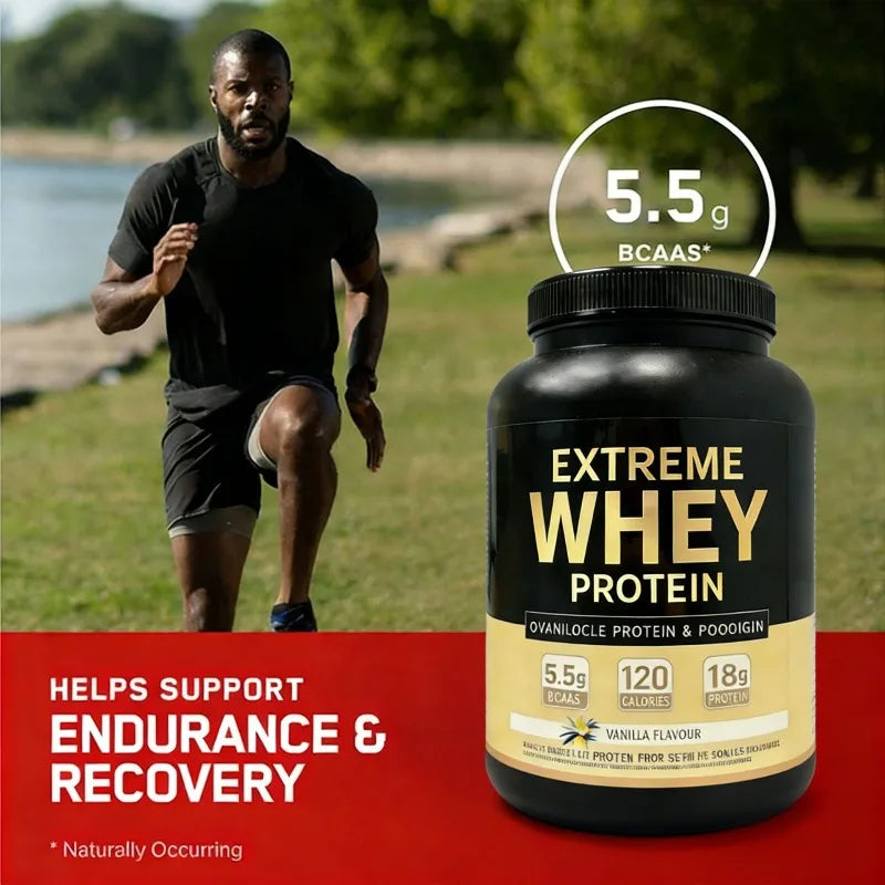 Vanilla Whey Protein Powder | Muscle Growth & Gym Recovery