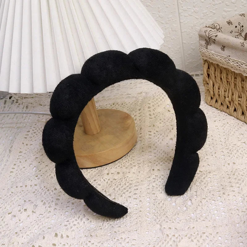 Microfiber Spa Headband & Wristbands Set for Face Washing