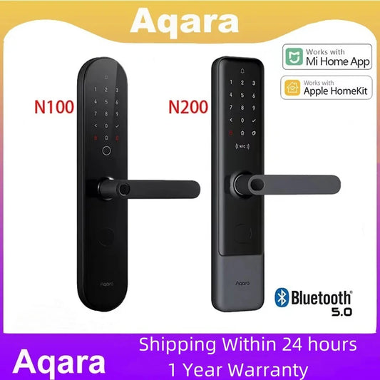 Aqara Smart Door Lock N200 N100 Fingerprint Lock Fit For Bluetooth Password NFC Unlock Work With Mihome HomeKit APP DHL Shipping Peaceful Pleasures Health and Wellness