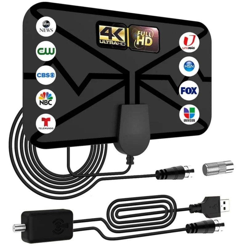 4K HDTV Digital TV Antenna – Indoor & Outdoor ATSC