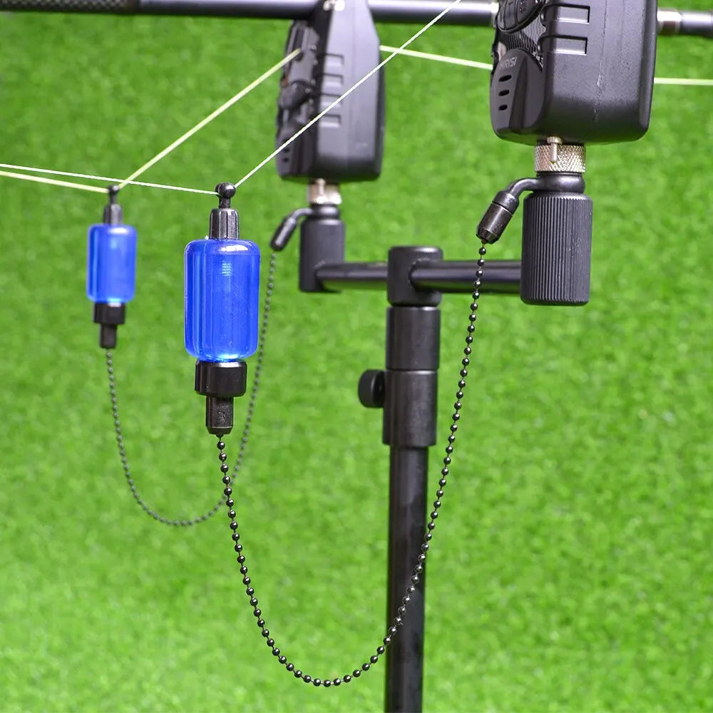Durable Plastic Fishing Swinger Indicators, 4 Color Removable Tubes & Fluorescent Design, Essential Carp Fishing Accessories Peaceful Pleasures Health and Wellness