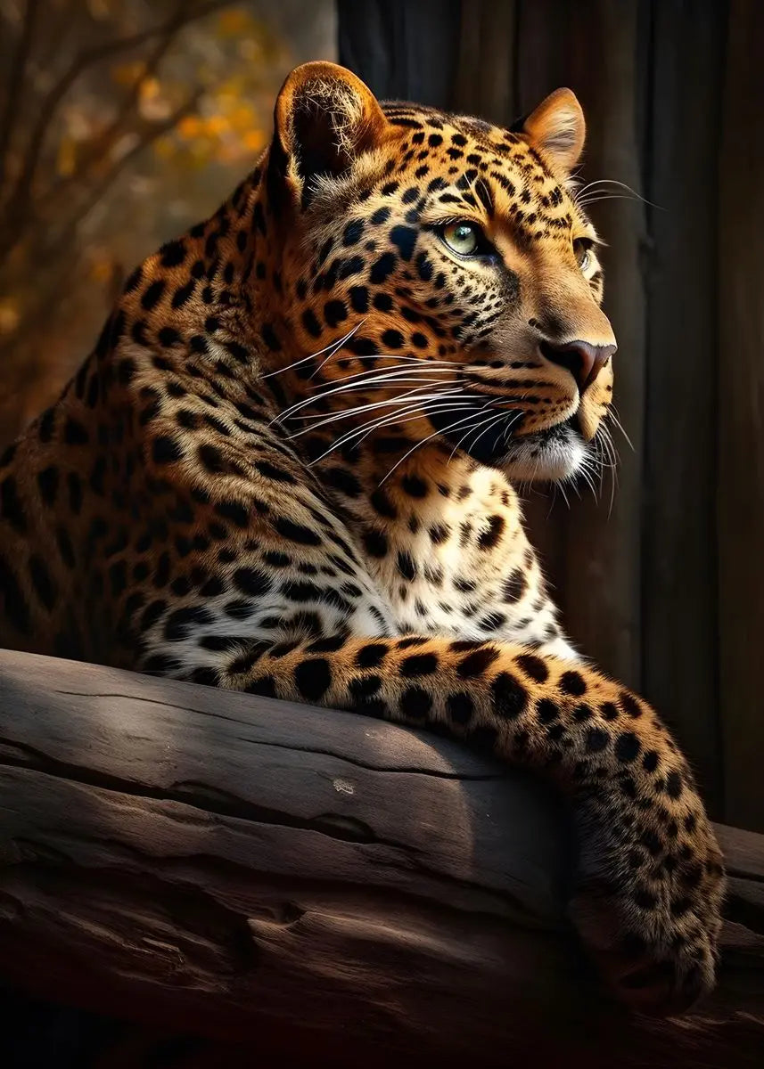 Abstract Wildlife Canvas Wall Art | HD Animal Print Poster