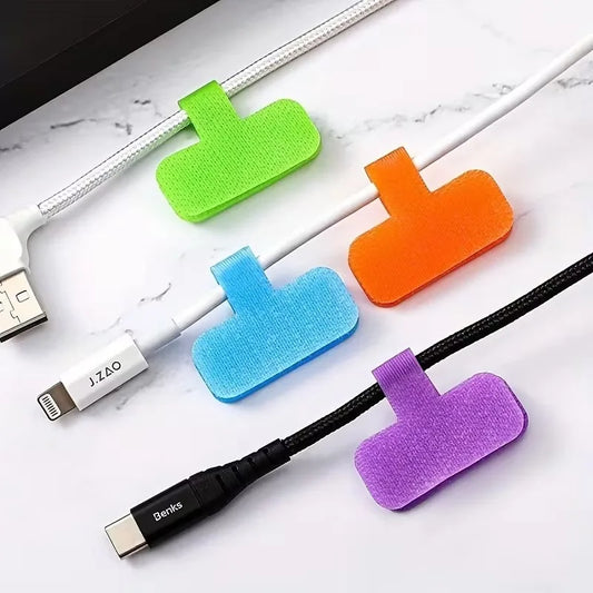 5-Pack Writable Nylon Cable Labels – Colored Wire ID Straps Cable Label Straps Peaceful Pleasures Health and Wellness