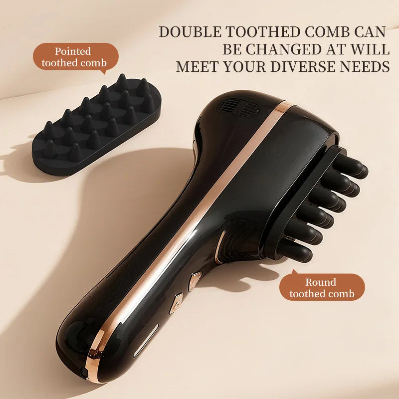 Electric Scalp Massager Comb – Vibrating Hair Care Device Scalp Massager Comb Peaceful Pleasures Health and Wellness