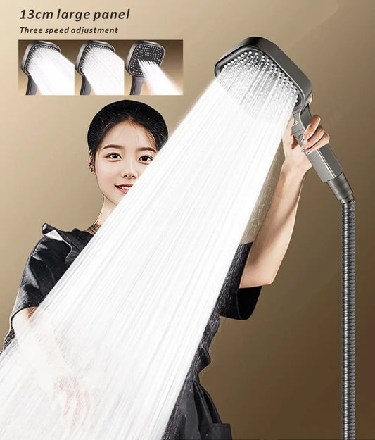 13cm High Pressure Shower Head – 3 Modes & Built-In Filter Shower Head Oasis Select