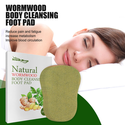 South Moon Wormwood Mugwort Herbal Foot Patches 16 Pcs Herbal Foot Patches Peaceful Pleasures Health and Wellness