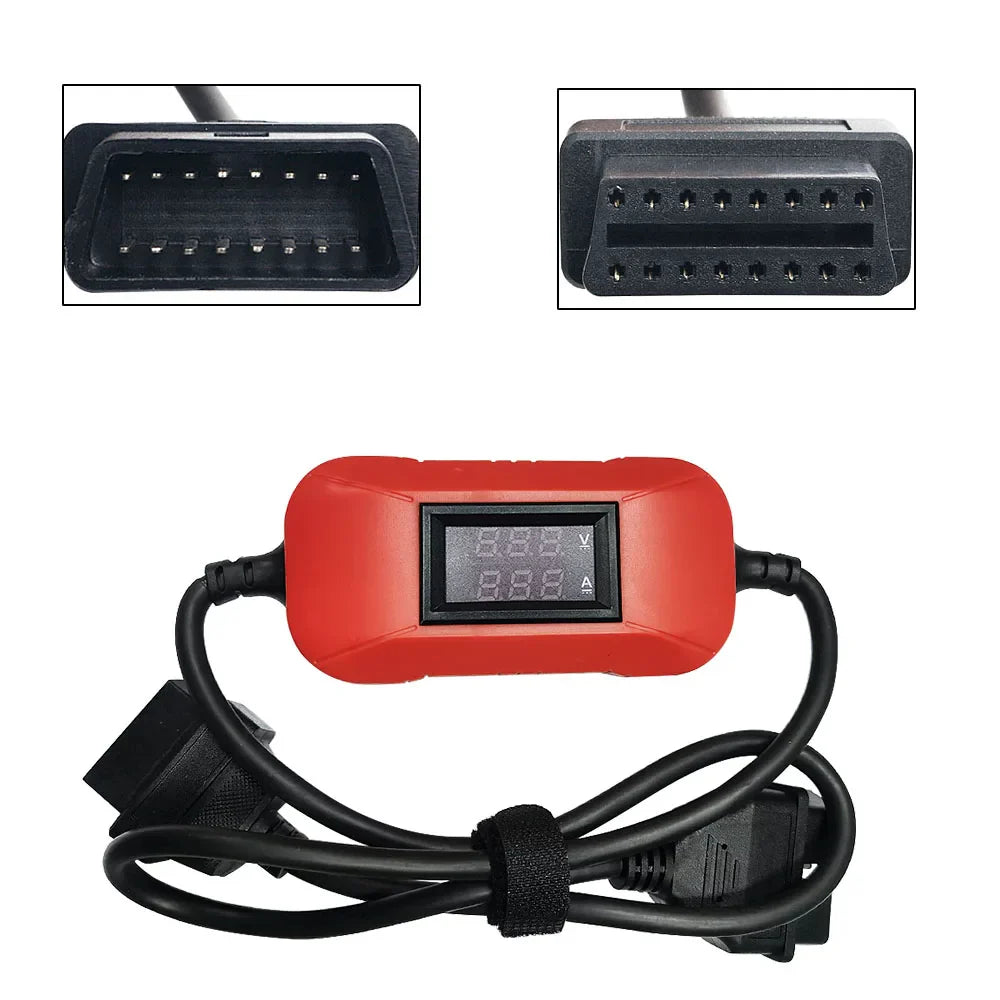 24V to 12V Heavy Duty Truck Diesel OBD2 Adapter Cable