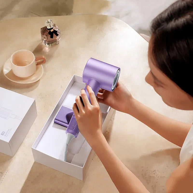 URGGU 1600W Ionic Hair Dryer | LED Display, Nozzle & Dual Volt