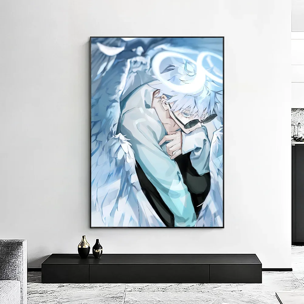 Satoru Gojo Canvas Wall Art | Jujutsu Kaisen Anime Poster