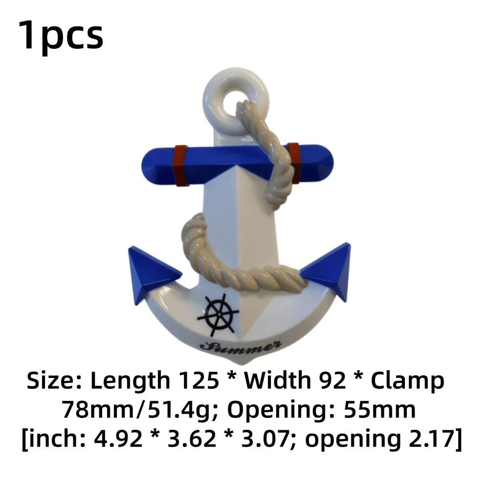 Windproof Beach Towel Clips for Chairs, Racks & Patio Beach Towel Clips Peaceful Pleasures Health and Wellness Anchor