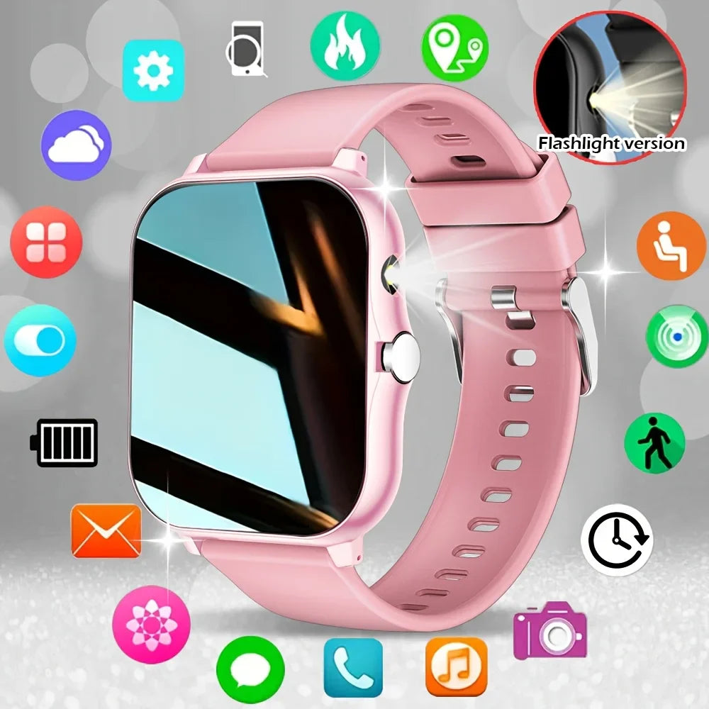 ERUN Smartwatch Fitness Tracker – Pedometer, Flashlight & Alexa