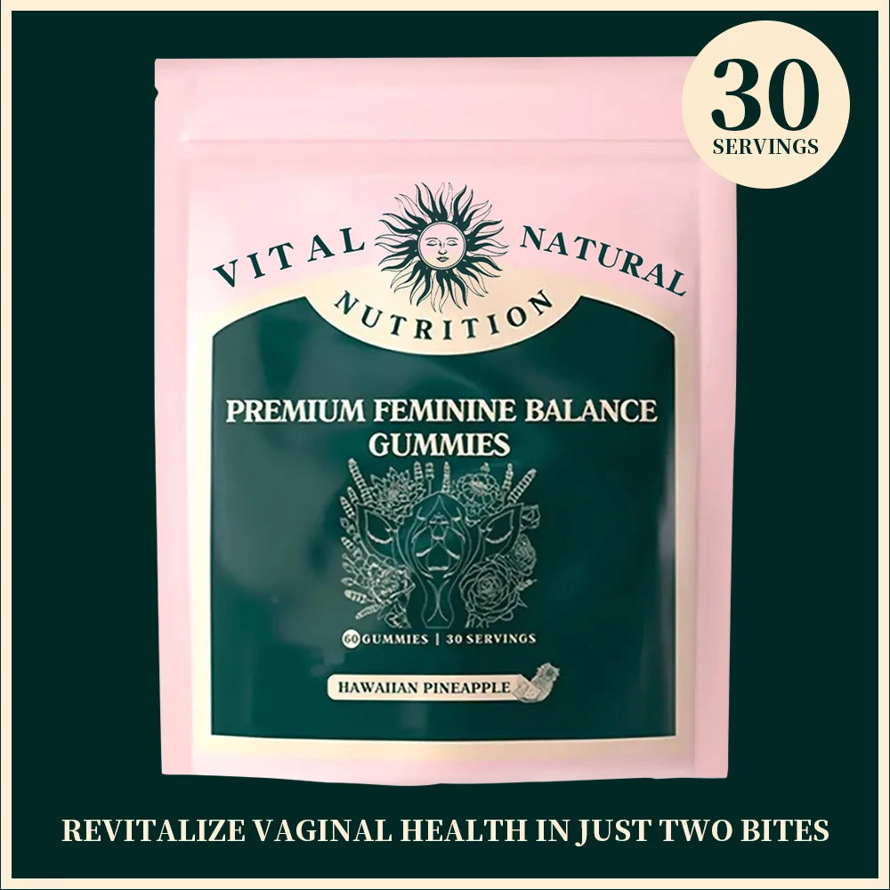 Women’s Feminine Balance Gummies – Hawaiian Pineapple Flavor | pH & Wellness Support | 60 Count Women's Health Supplement Peaceful Pleasures Health and Wellness
