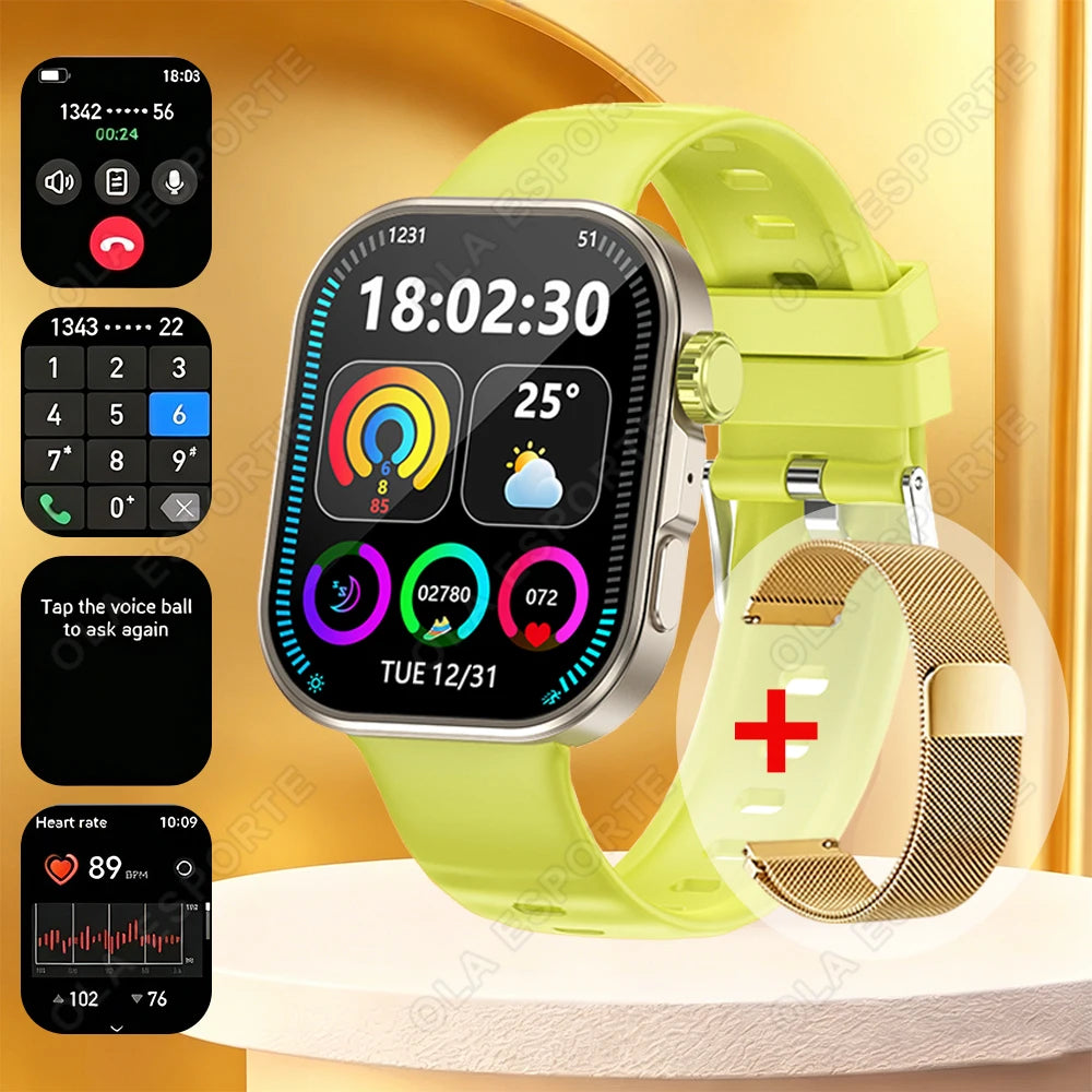 HW12 Smartwatch 2.01" HD Bluetooth Call & Fitness Tracker