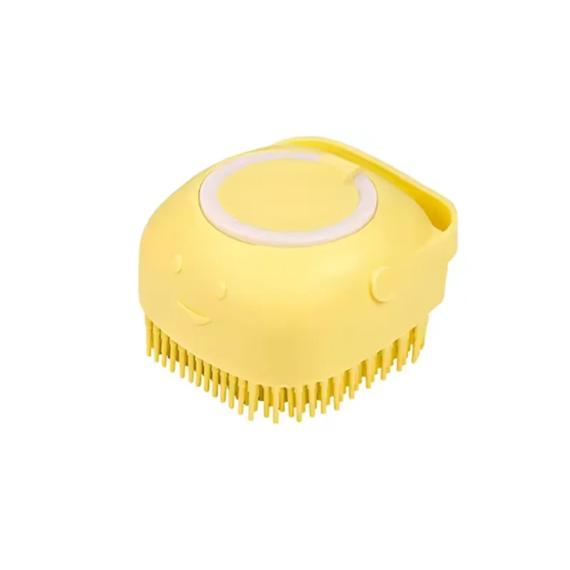 New Bath Massage Brush Bathroom Multifunctional Puppy Big Dog Cat Soft Safety Silicone Pet Accessories for Dogs Cats Tools Peaceful Pleasures Health and Wellness 1pc 1