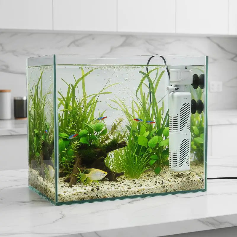 4-in-1 Silent Submersible Aquarium Filter Pump 220V Wave Maker