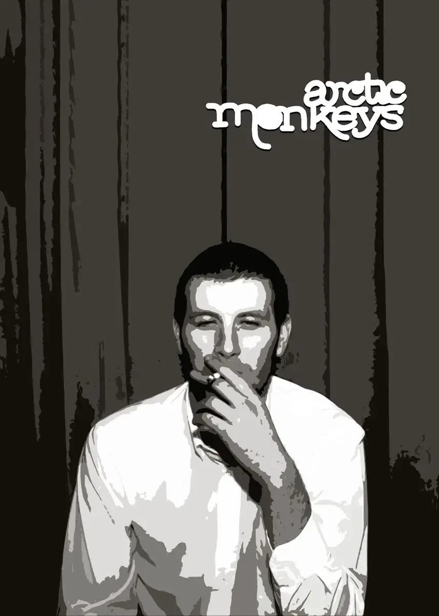 Arctic Monkeys Vintage Rock Band Canvas Wall Art Poster | Unframed