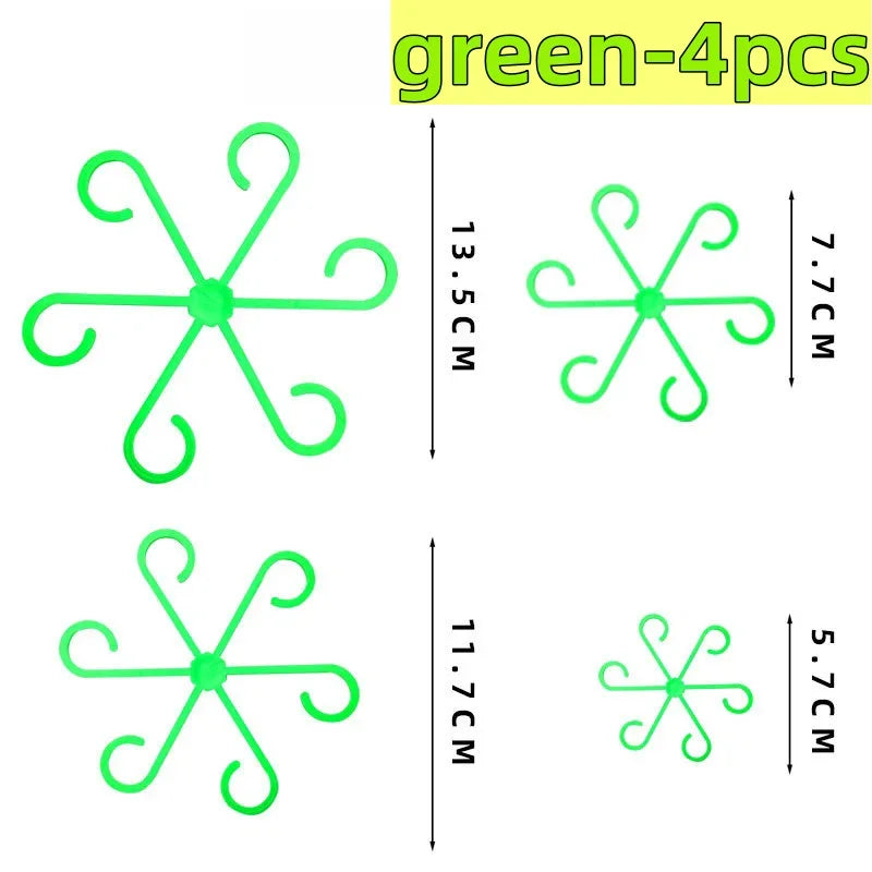 4PCS Plant Stem Support Stakes – Climbing Houseplant Trellis Hoops