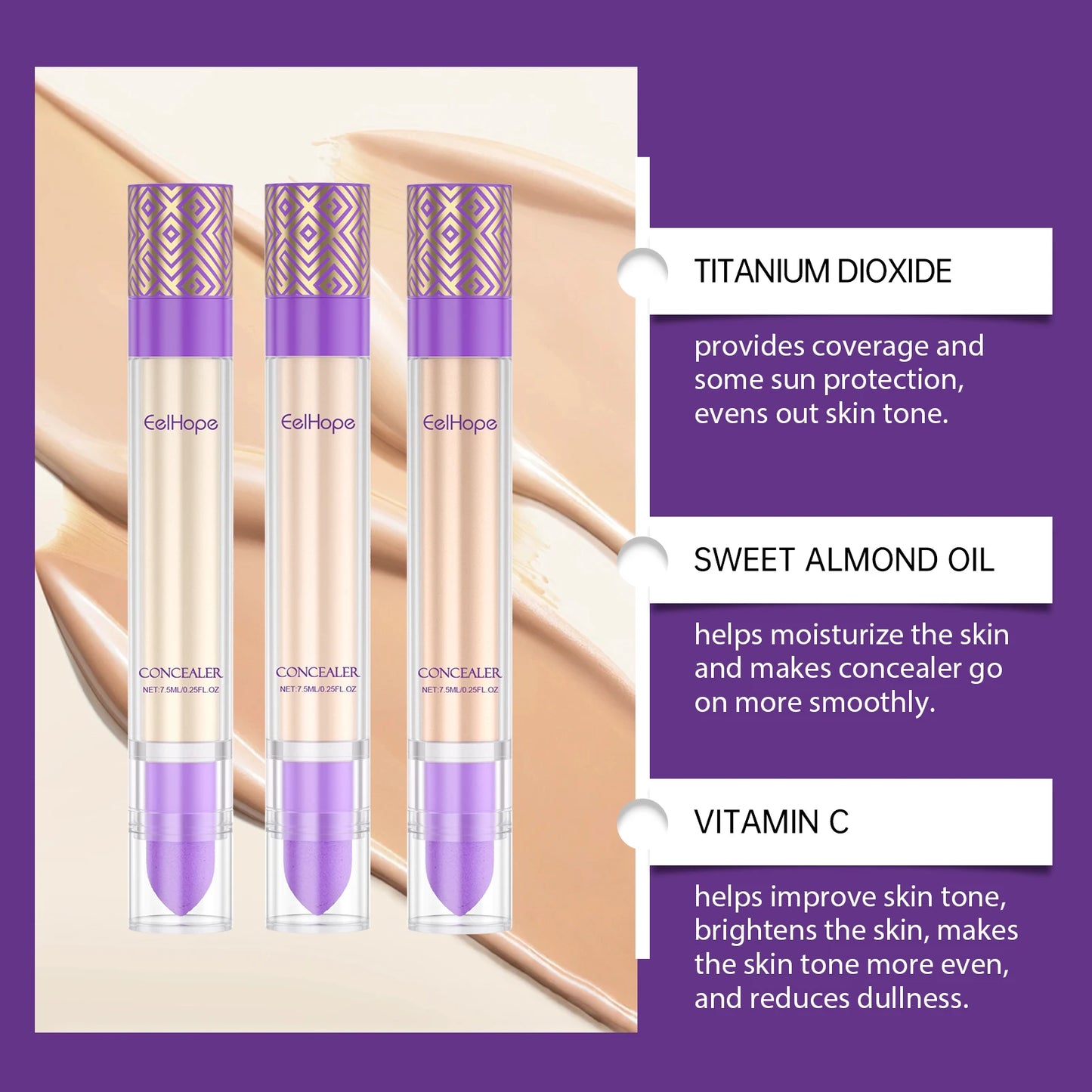 Hydrating Liquid Concealer – Full Coverage, Dark Circles & Blemish