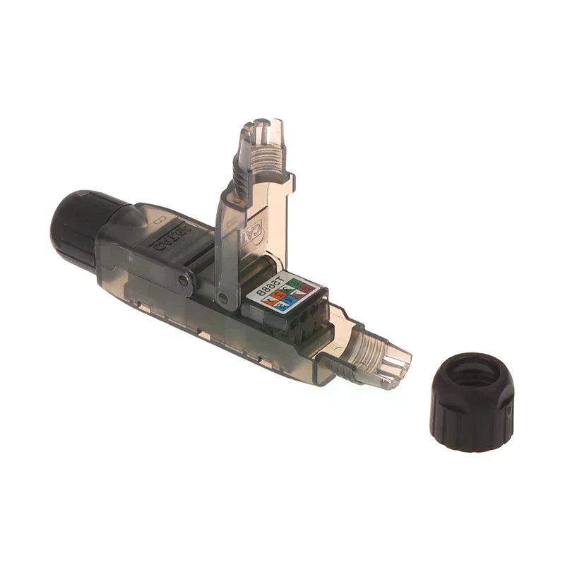 CAT6 Tool-Less Network Extension Connector Junction Box