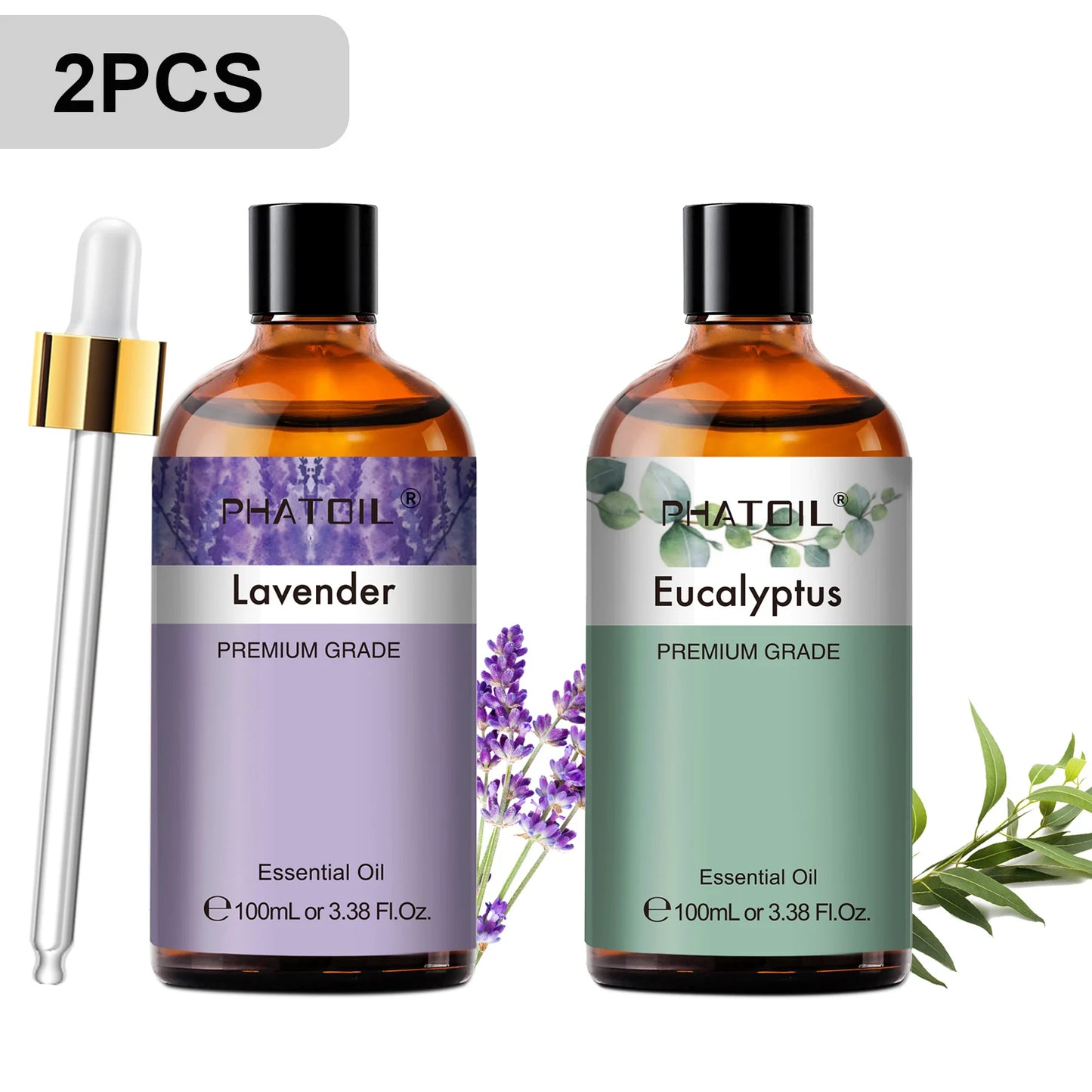 Lavender Aromatherapy Essential Oil – 100ml Pure Natural Oil for Diffuser, Candle Making & Massage