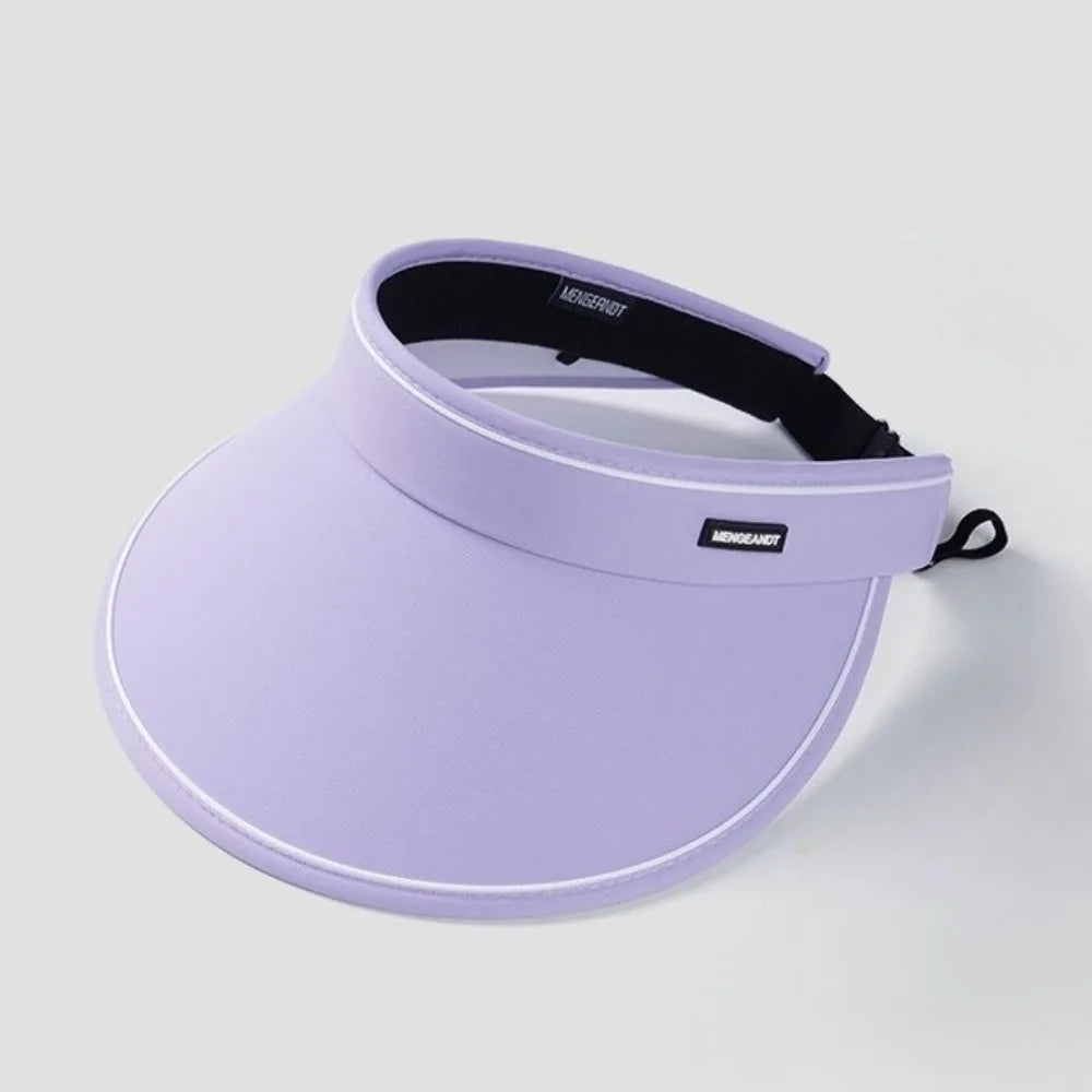 Sun Hat Wide Brim Empty Sun Hat Casual Fashion Summer UV Protection Sun Hat Adjustable Size Outdoor Play and Travel Essential Peaceful Pleasures Health and Wellness purple