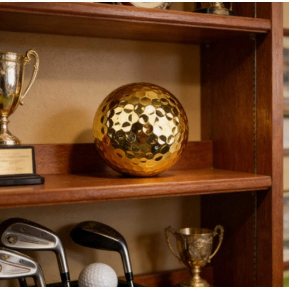 Luxury Gold Plated Golf Balls – Novelty Gift for Golfers