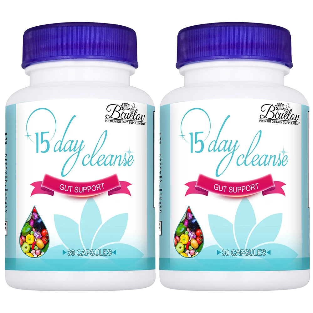 15-Day Colon Cleanse | Senna Leaf Digestive Support – 30 Caps