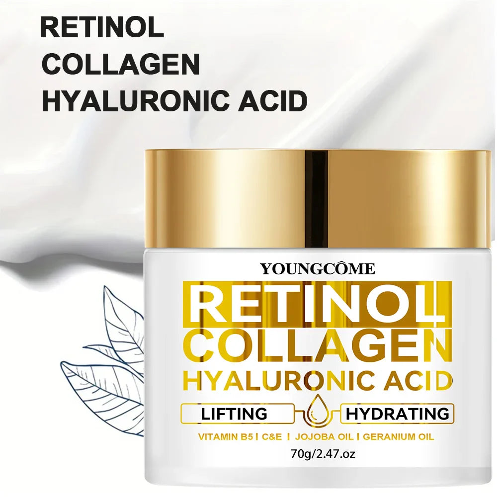Retinol Face Cream – Collagen & Hyaluronic Acid Moisturizer
