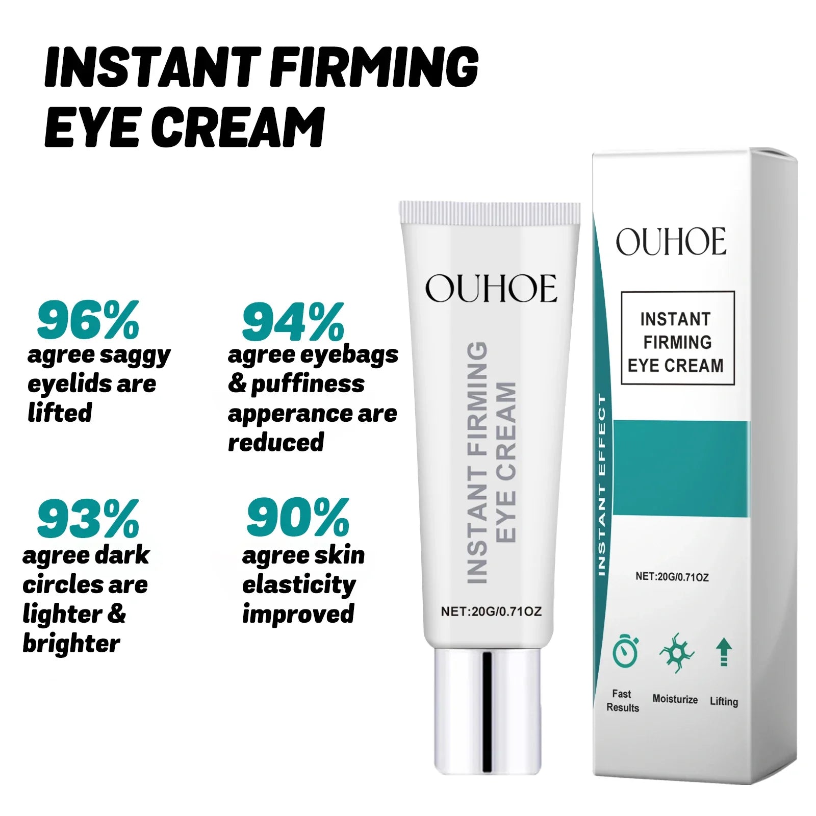 Wrinkle Firming Eye Cream – Fine Lines & Dark Circles Eye Firming Cream Oasis Select