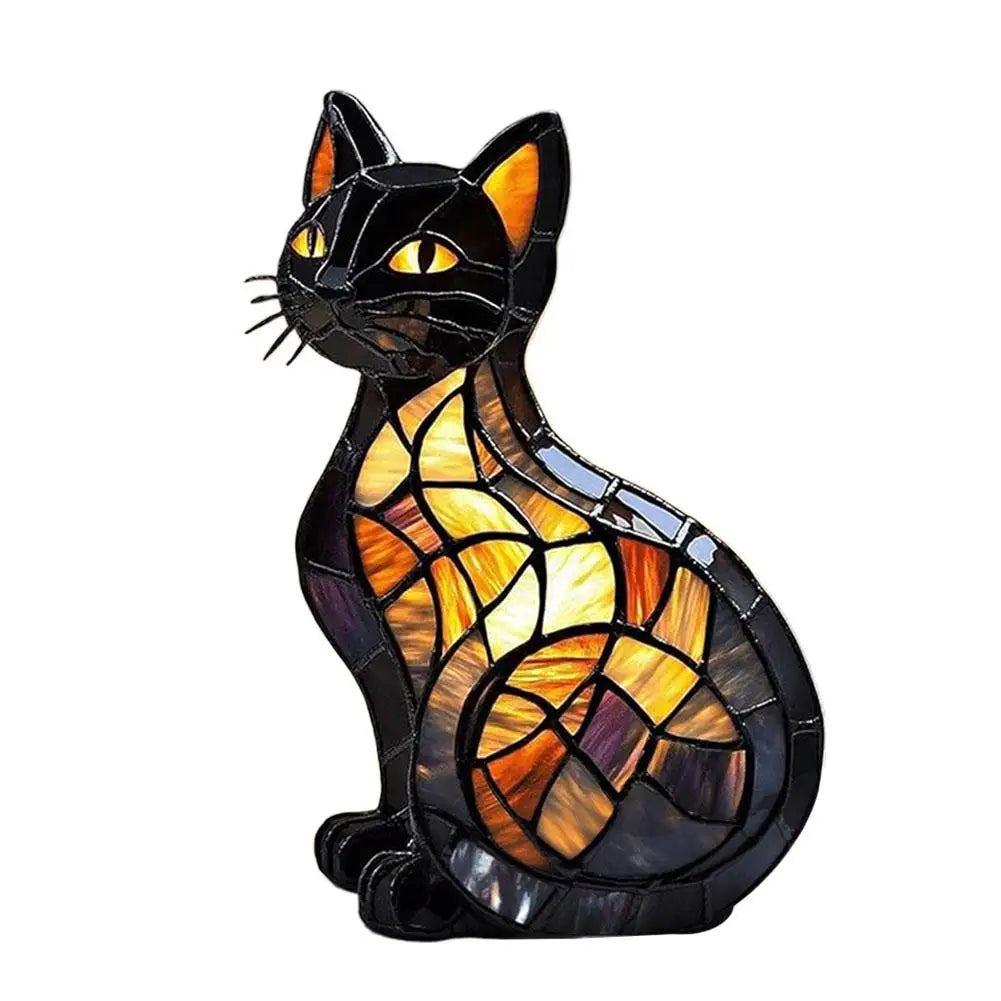 Fantasy Exotic Cat-Shaped LED Light - Colorful Home Decorative Lights Creative Animal Night Light Living Room Bedroom Ambience Peaceful Pleasures Health and Wellness 01