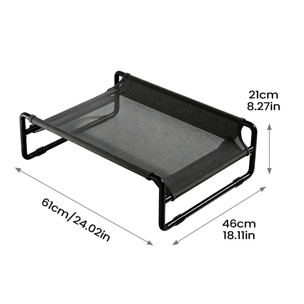 Elevated Dog Bed | Washable Non-Slip Raised Pet Cot Outdoor