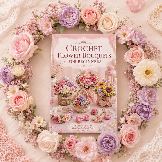 Everlasting Crochet Flower Patterns Book Complete Beginner-friendly Peaceful Pleasures Health and Wellness