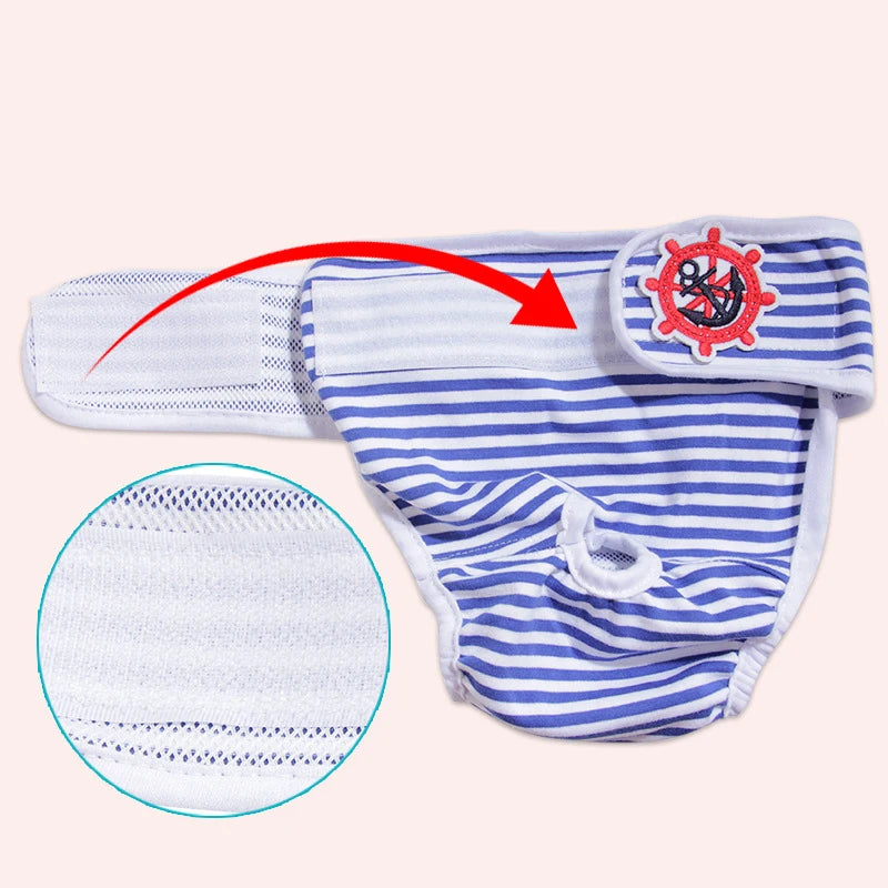 Female Dog Shorts Panties Washable Diaper Sanitary Shorts Pet Physiological Pants Menstruation Panties Pet Supplies DC05 Peaceful Pleasures Health and Wellness