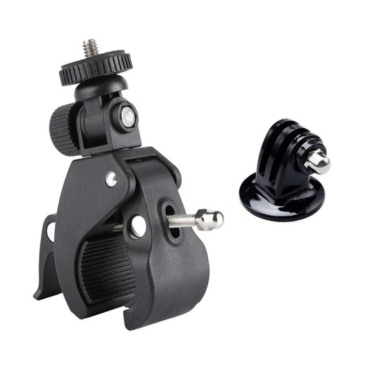 360° Handlebar Mount Clip for GoPro & Action Cameras | Bike & Moto Handlebar Camera Mount Oasis Select black color