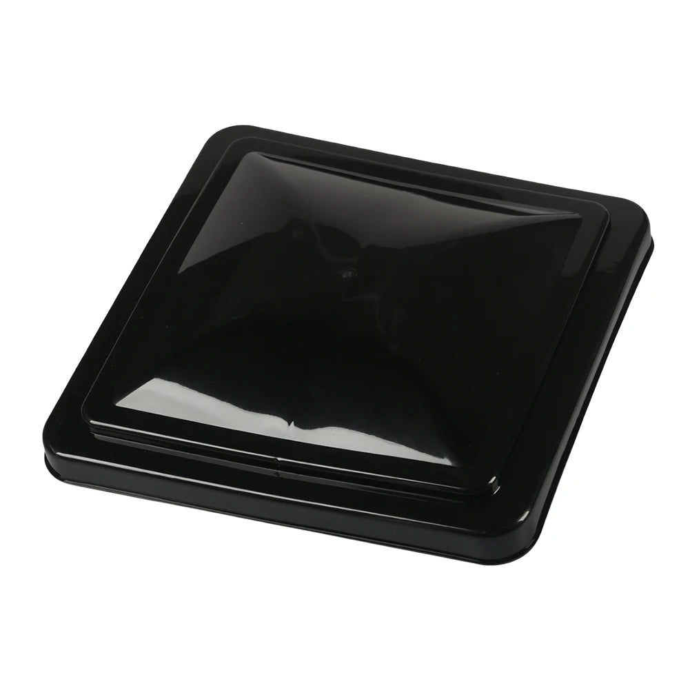 Motorhome Roof Vent Cover 14 X 14inch Camper Vent Lid Metal Motorhome Air Flow Ventilation Cover for Trailer Caravan Motorhome Peaceful Pleasures Health and Wellness Black