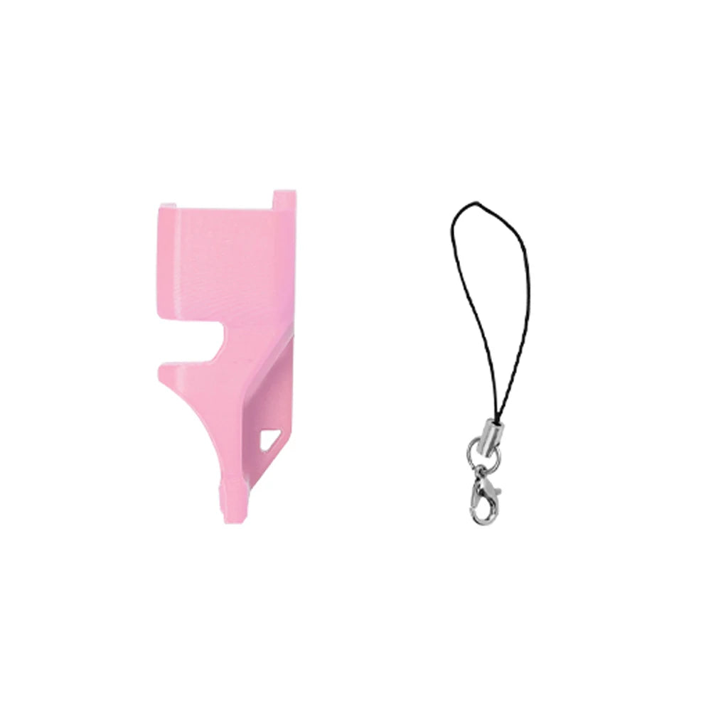 Gimbal Lock Clip For DJI Pocket 4 1:1 Mold Precision Fit Anti Shake Anti Loss Lanyard Ultra Light Four Color Options Available Peaceful Pleasures Health and Wellness pink